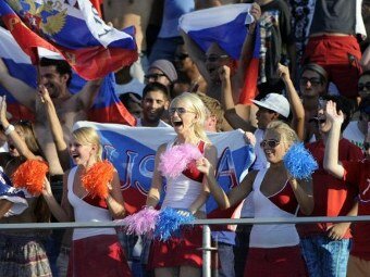 Российские болельщики в Равенне. Фото ©AFP