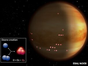 Озоновый слой обнаружен на Венере