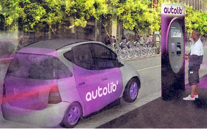 Autolib - прокат электромобилей в Париже