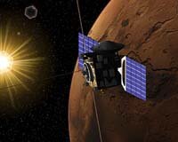 В атмосфере Марса зафиксирован пересыщенный водяной пар