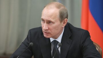 Премьер-министр России Владимир Путин провел заседание Правительственной комиссии по высоким технологиям и инновациям. Архив